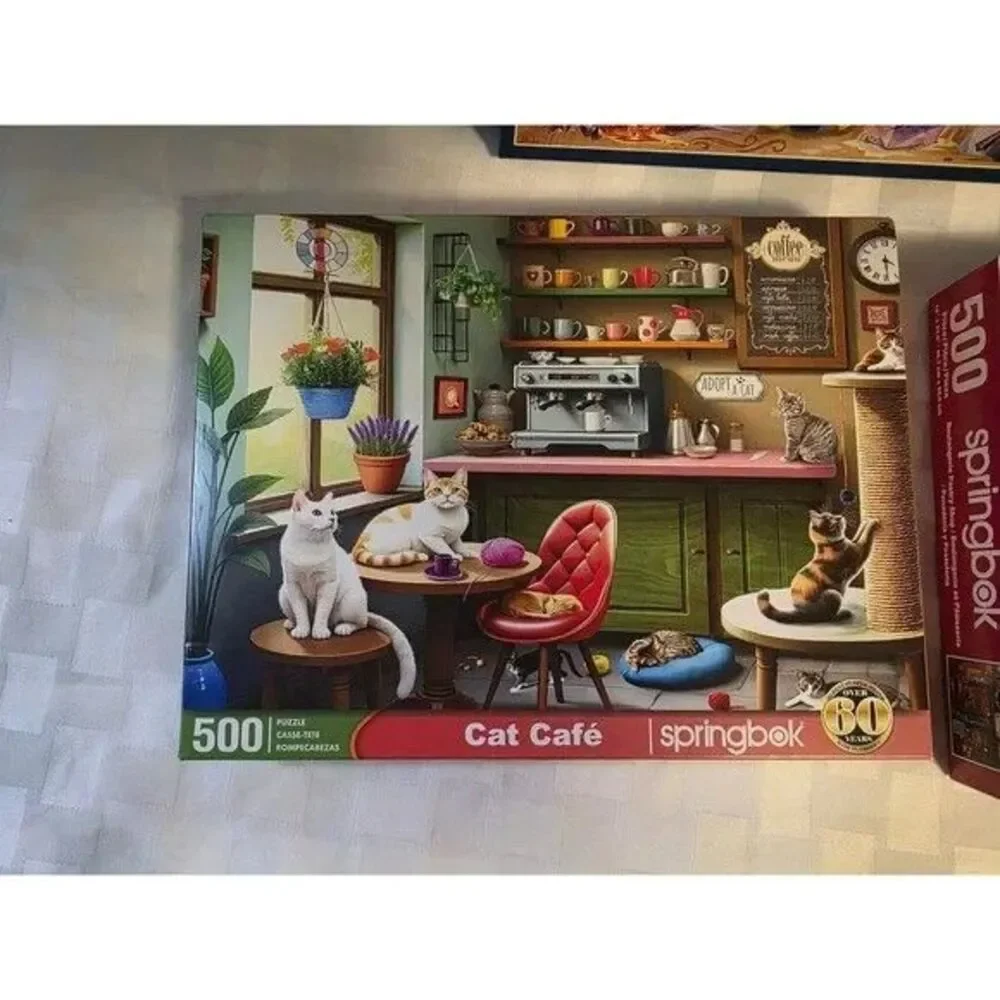 Lot Of 4 Jigsaw Puzzles 3-500 Pc,  1-1000 Pc
